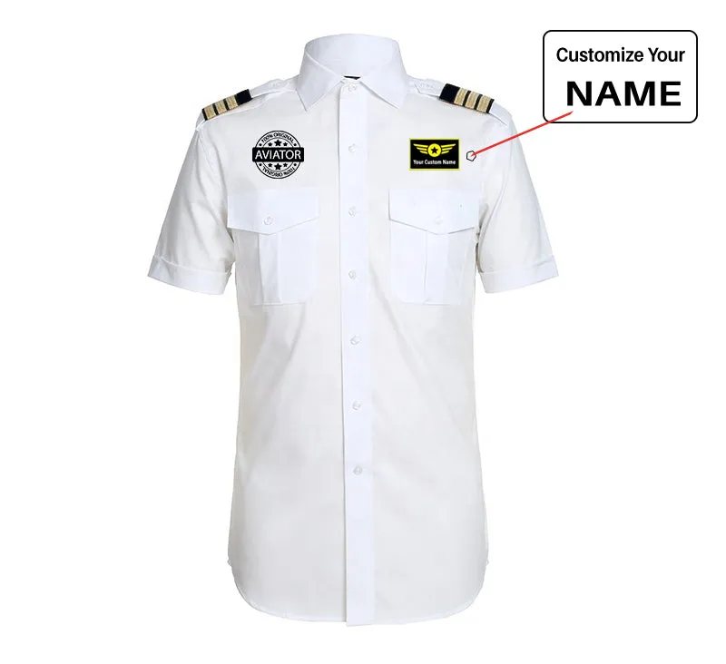 100 Original Aviator Designed Pilot Shirts