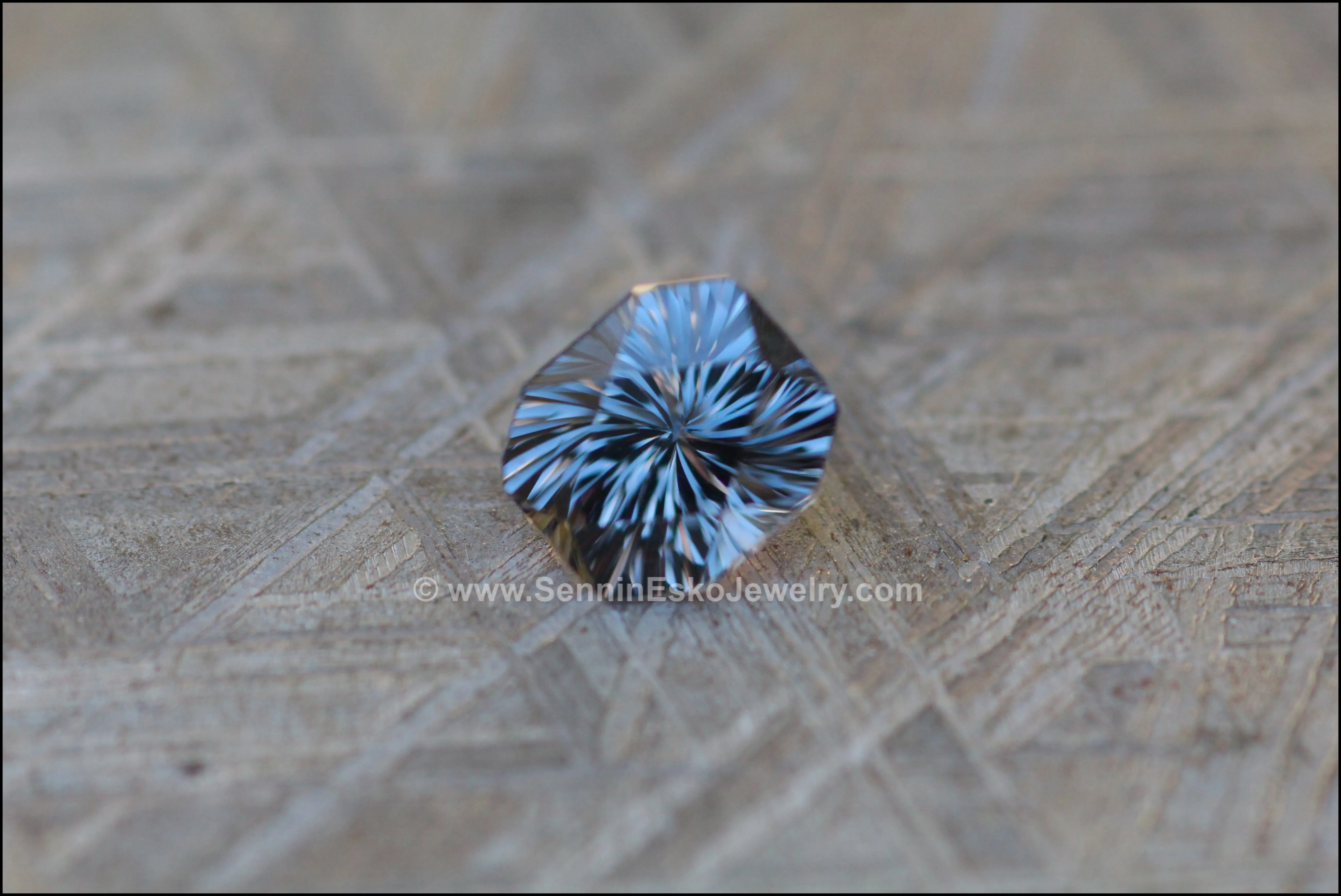 1.2 carat Blue/Gray Spinel Octagon - Fantasy Cut 6.6x5.8mm