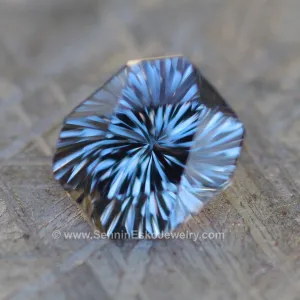 1.2 carat Blue/Gray Spinel Octagon - Fantasy Cut 6.6x5.8mm