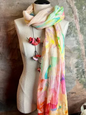 1.21 Poetic Linen Scarfs- #1 Alley
