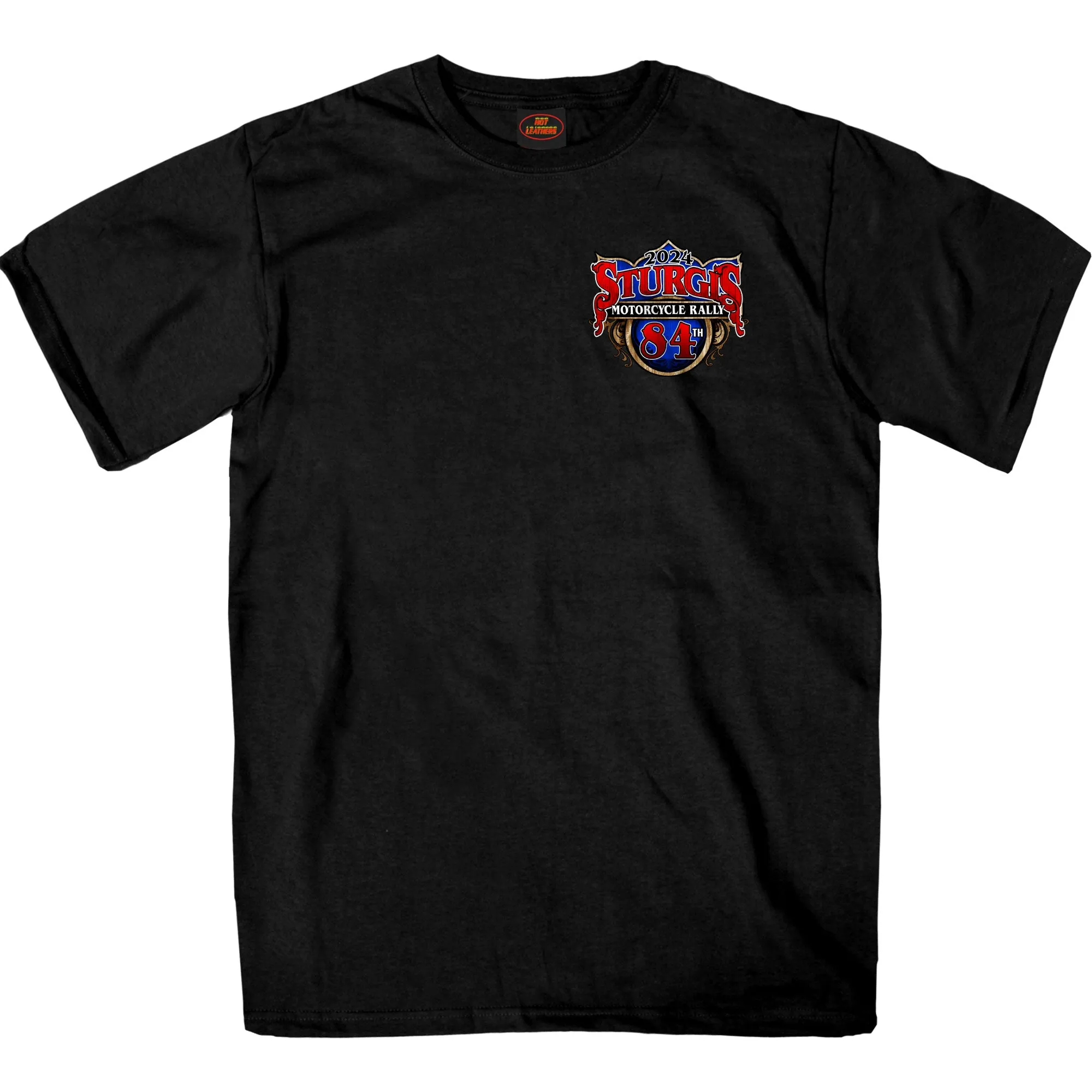 2024 Sturgis Buffalo Black Motorcycle Rally Tee Shirt SPB1114