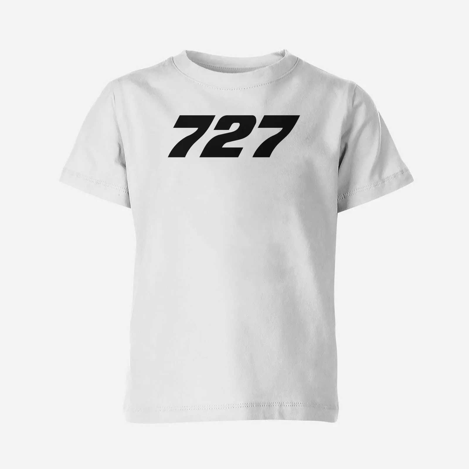 727 Flat Text Designed Children T-Shirts