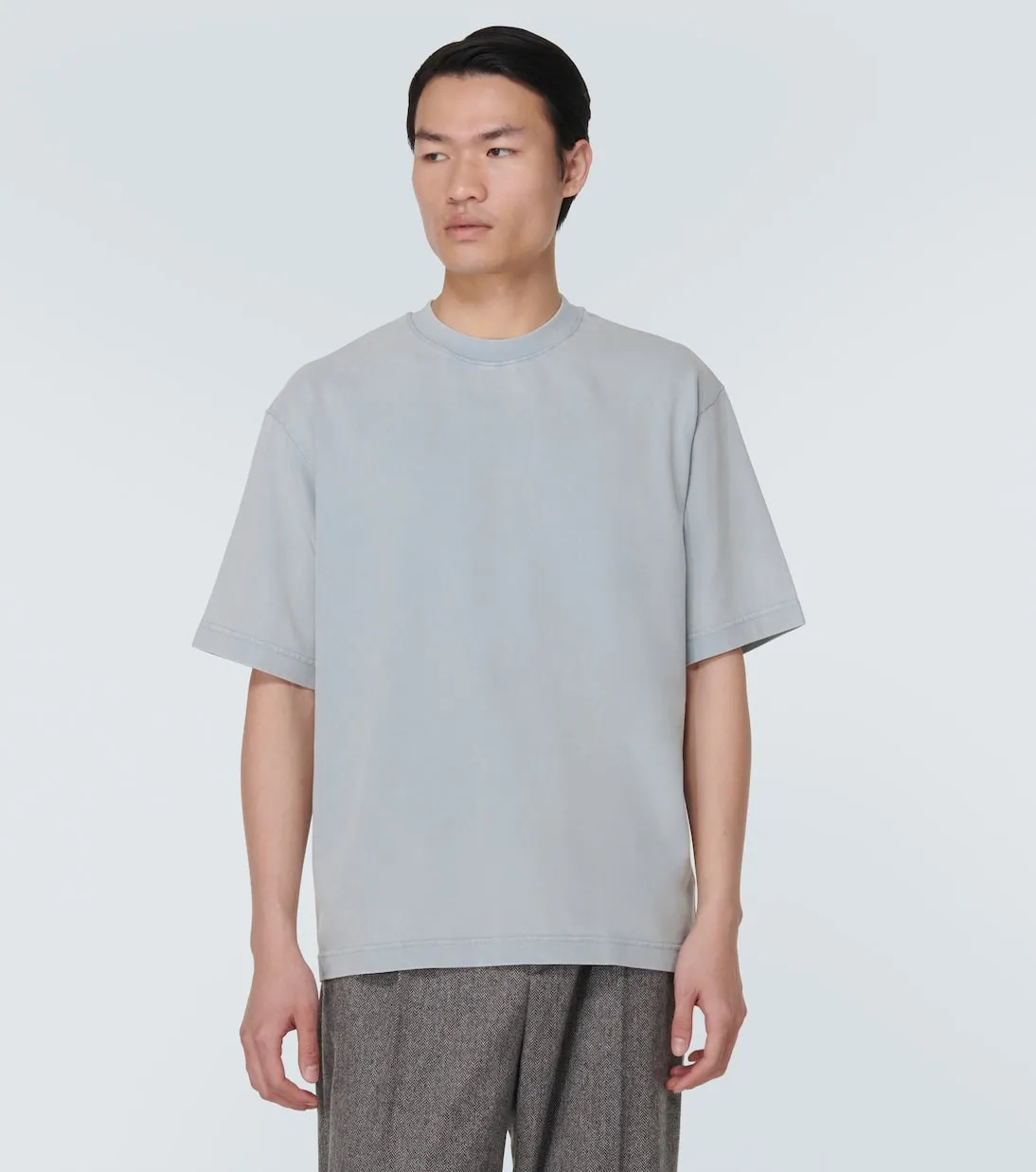 Acne Studios Cotton Jersey T-Shirt, Blue