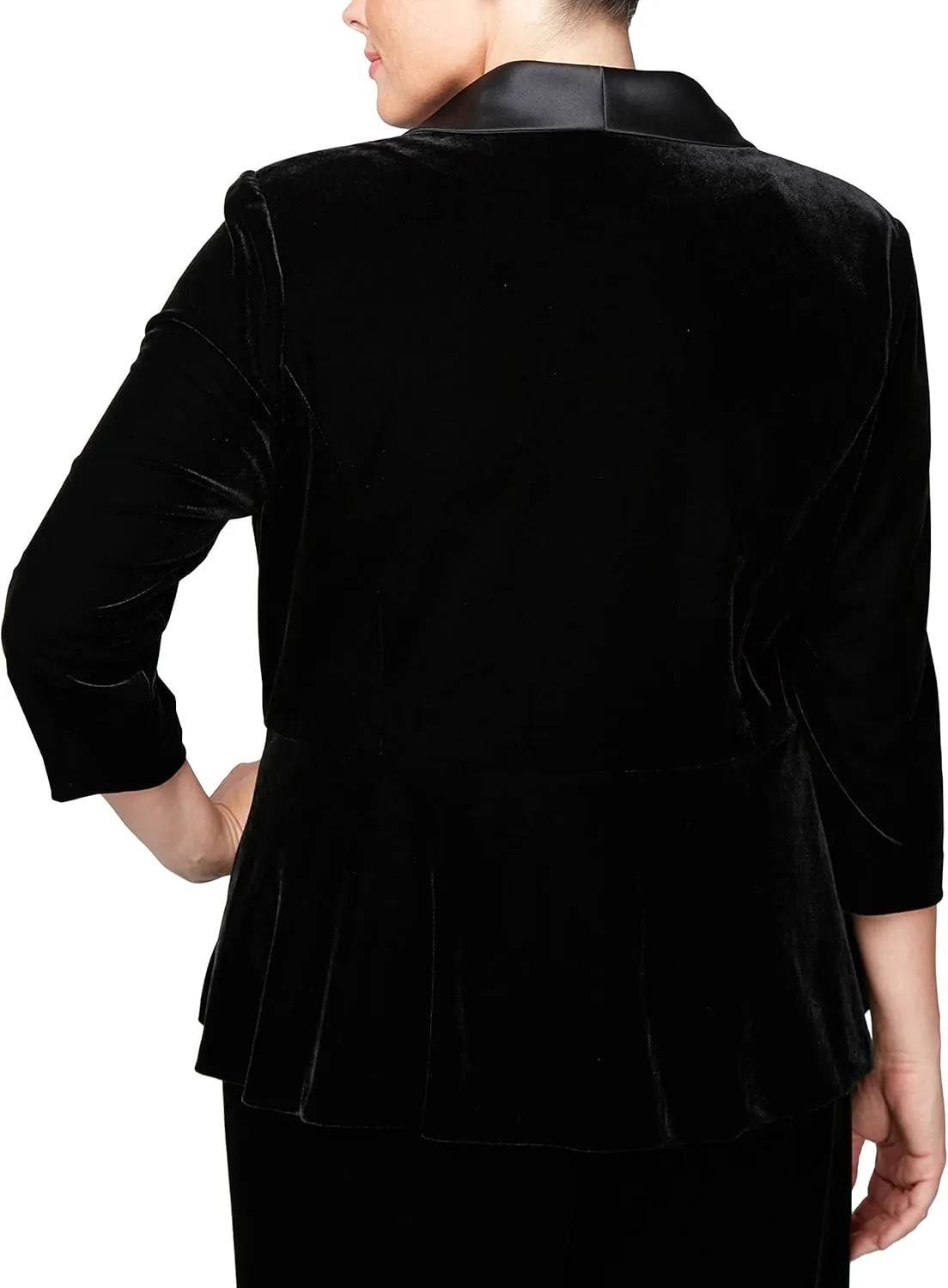 Alex Evenings Women's Velvet Blouse Top (Multiple Styles Petite and Regular Sizes)