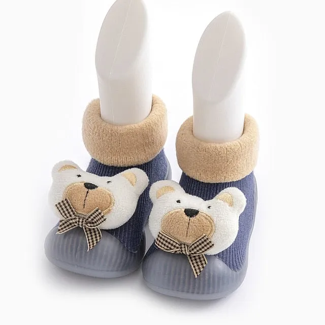 Baby Thick Cotton Animal Styles Sock Shoes