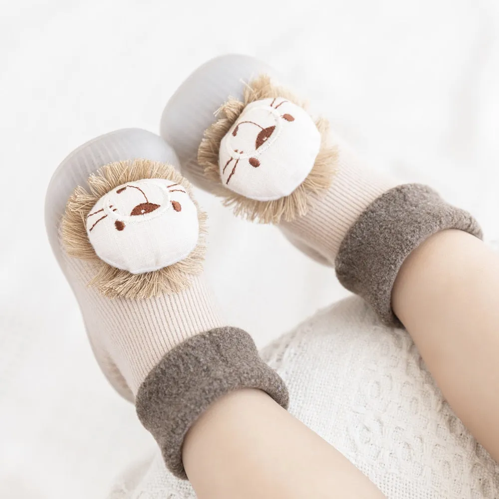 Baby Thick Cotton Animal Styles Sock Shoes