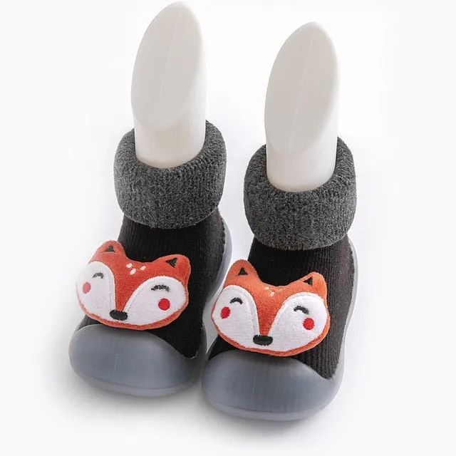 Baby Thick Cotton Animal Styles Sock Shoes