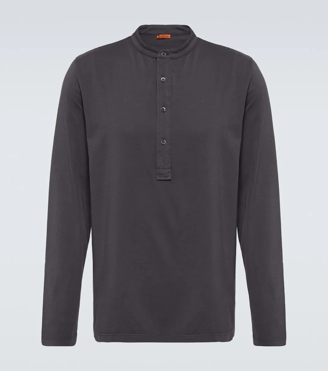 Barena Venezia cotton button-down T-shirt, blue