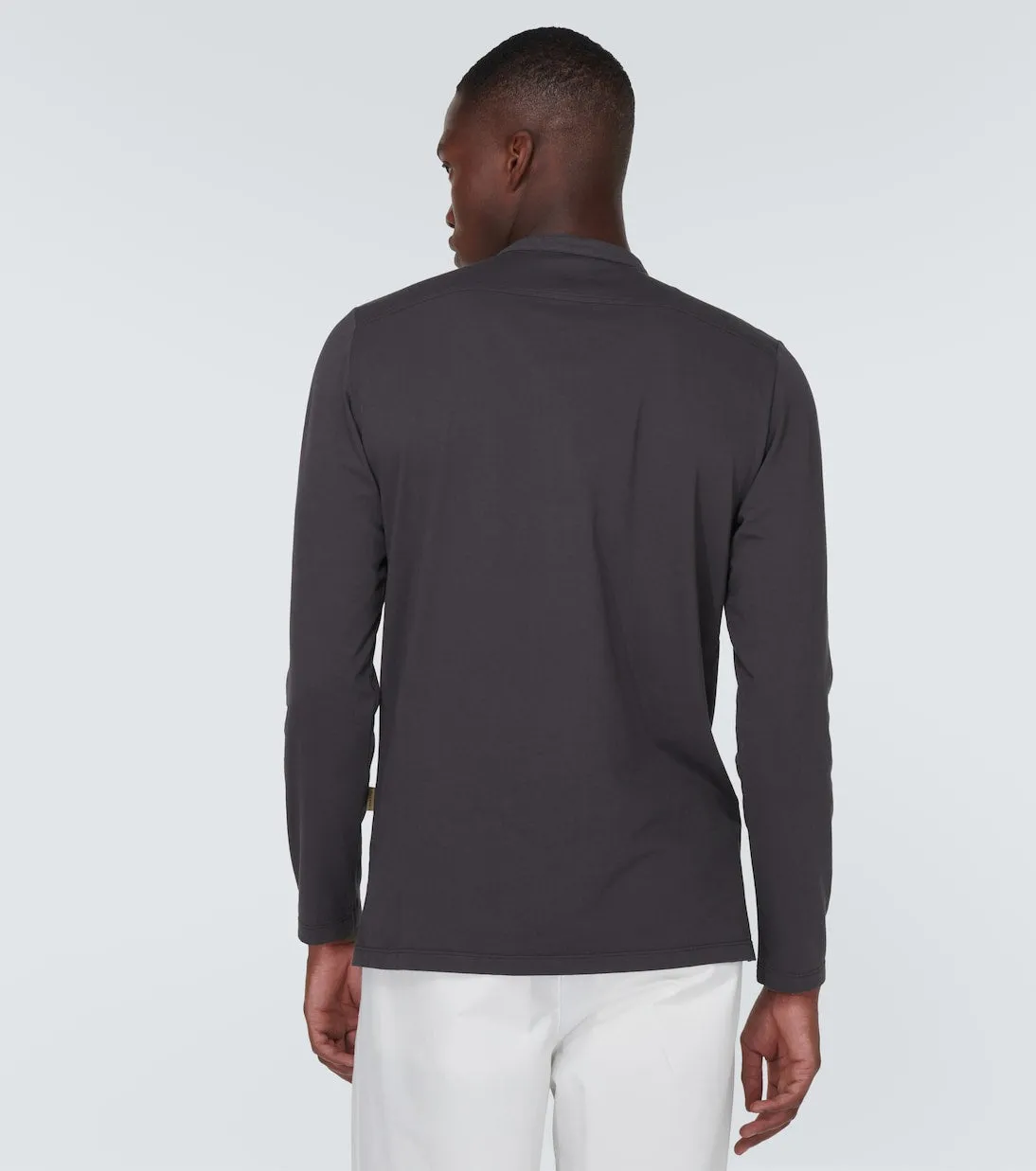Barena Venezia cotton button-down T-shirt, blue
