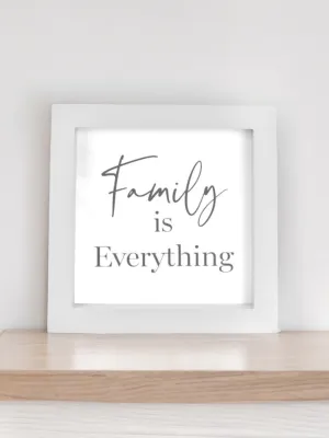 Beige Moments Wall Plaque - Family is Everything