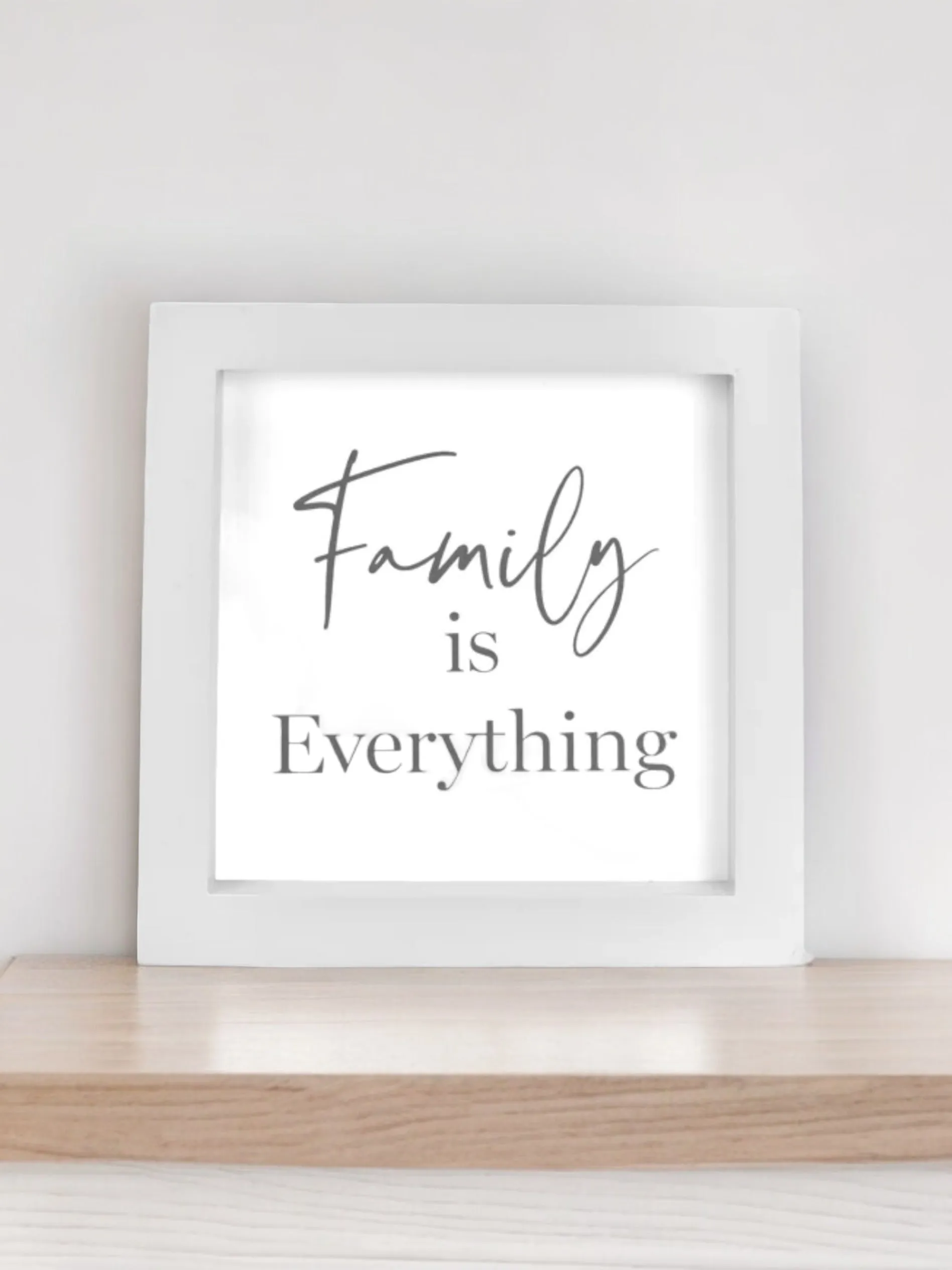 Beige Moments Wall Plaque - Family is Everything