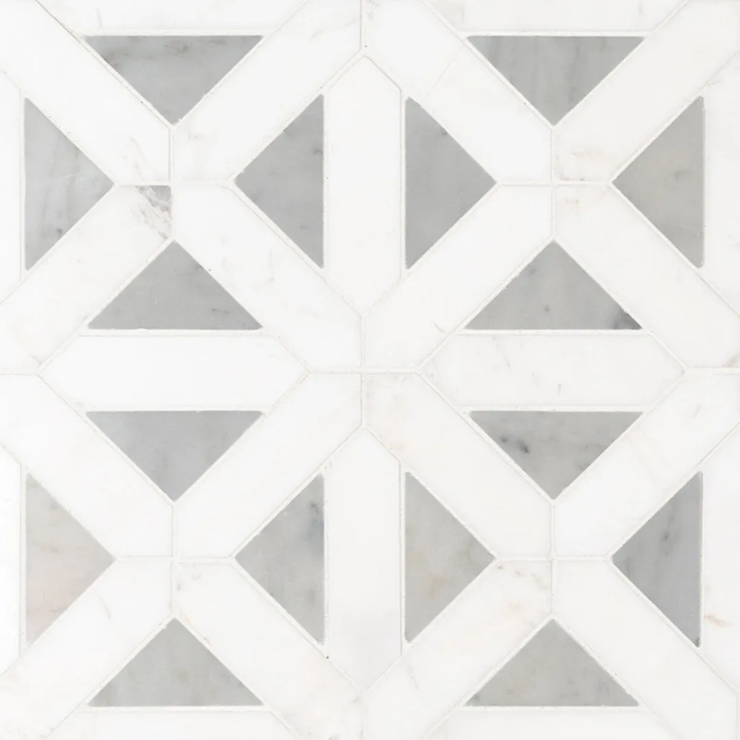 Bianco Dolomite Geometrica - Stone Tile