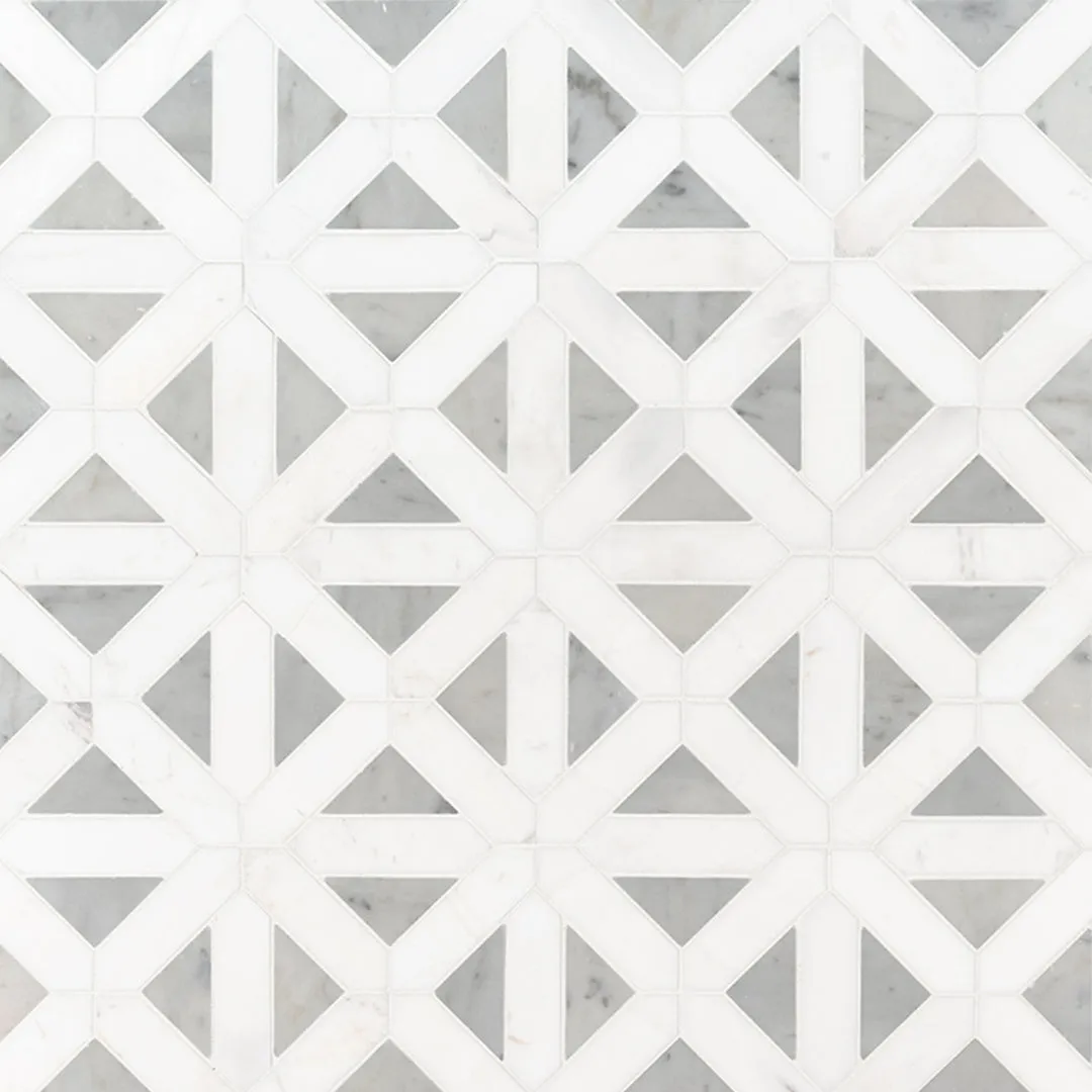 Bianco Dolomite Geometrica - Stone Tile