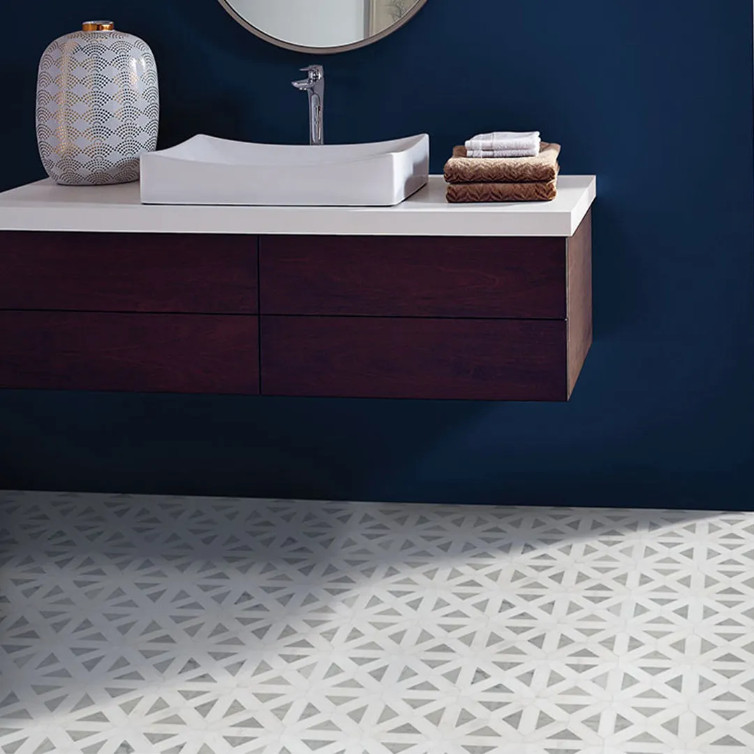 Bianco Dolomite Geometrica - Stone Tile
