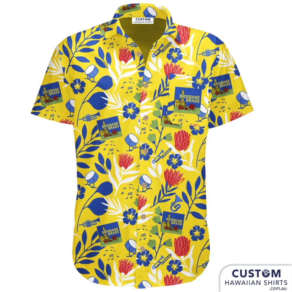 Brisbane Brass Music Association Inc - Custom Hawaiian Shirts