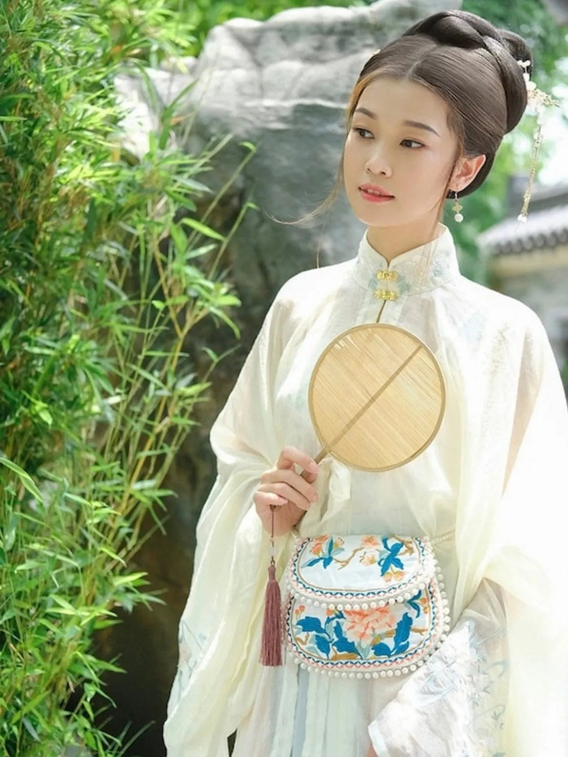 Crossbody Bag for Hanfu & Cheongsam - Fleurs