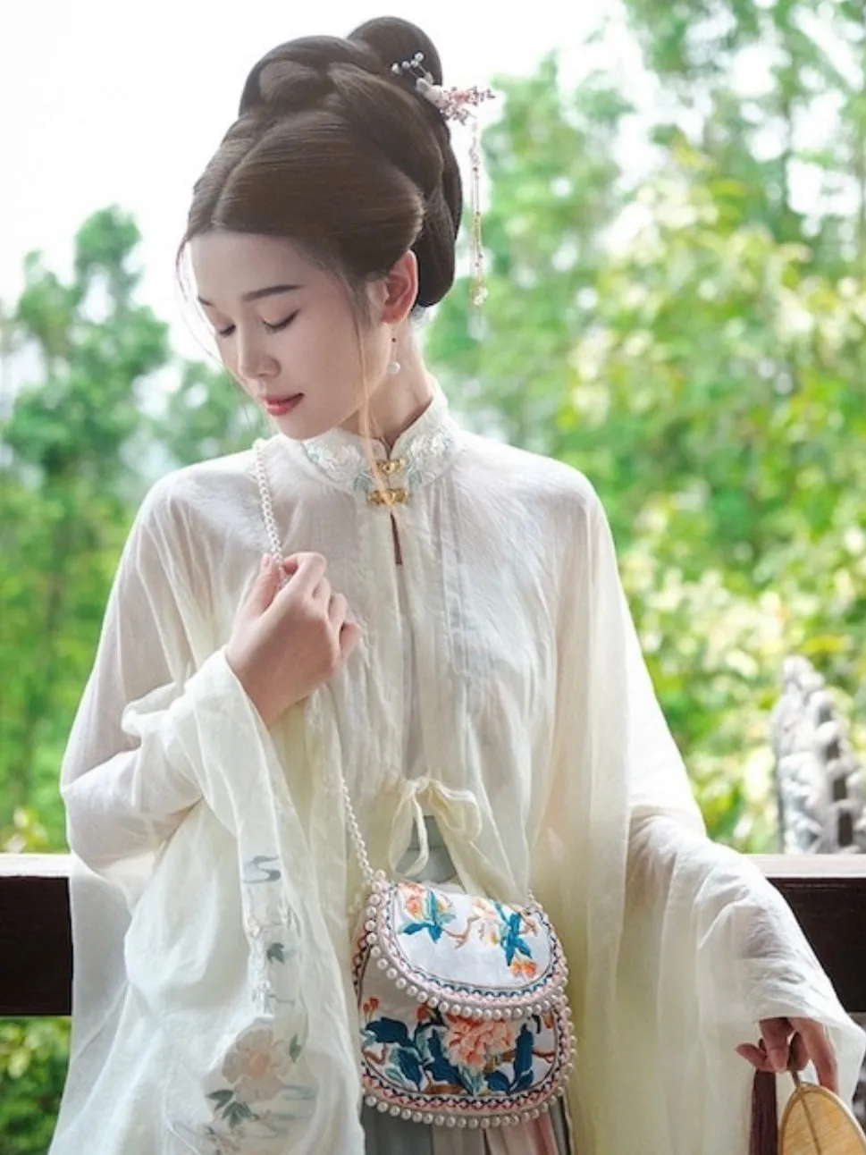 Crossbody Bag for Hanfu & Cheongsam - Fleurs
