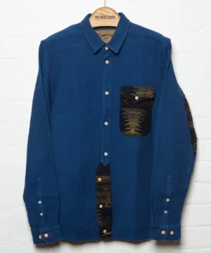 Dagger Shirt Blue Blanket Shirt