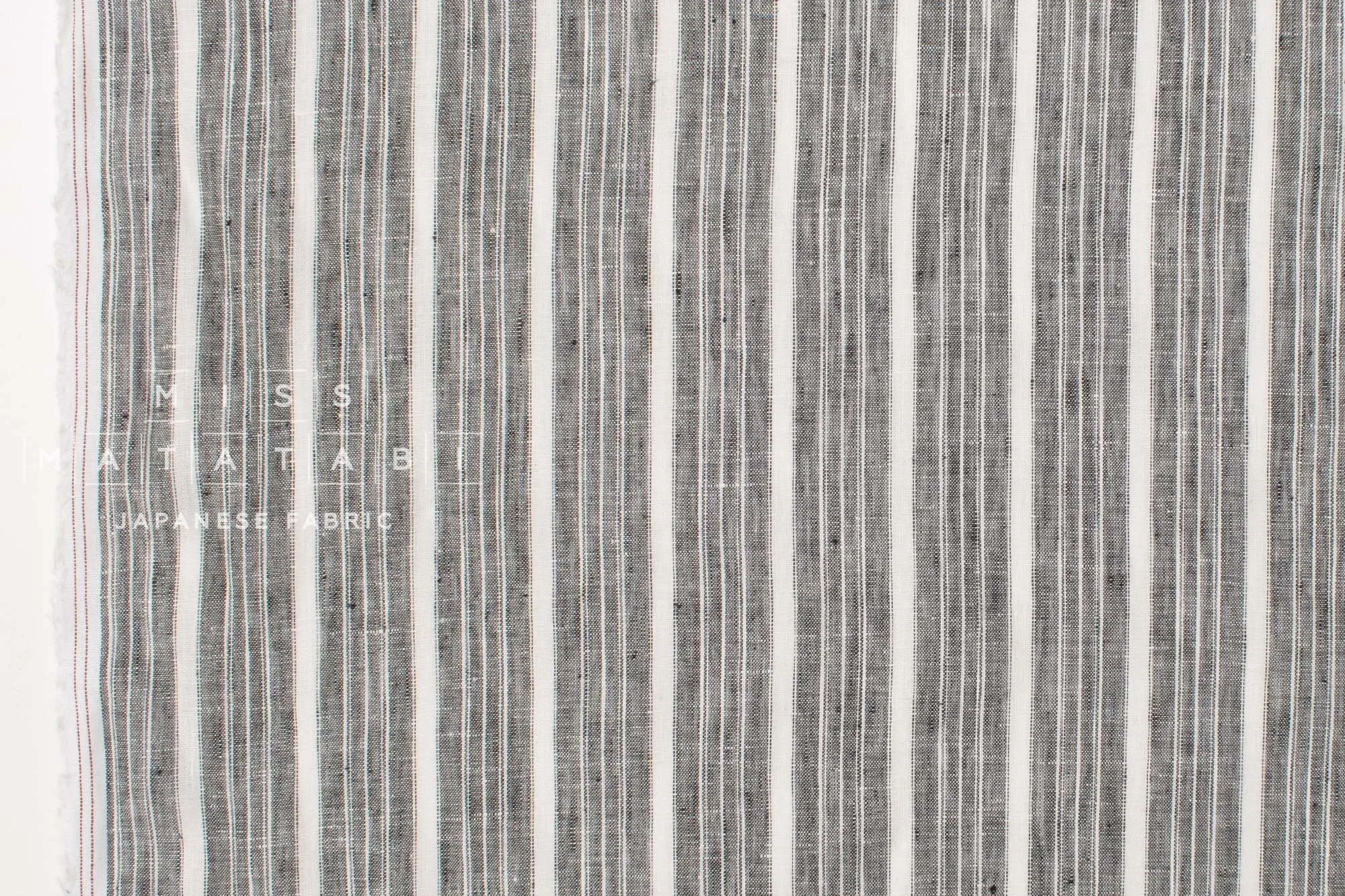 DEADSTOCK 100% Linen Stripes - 9003