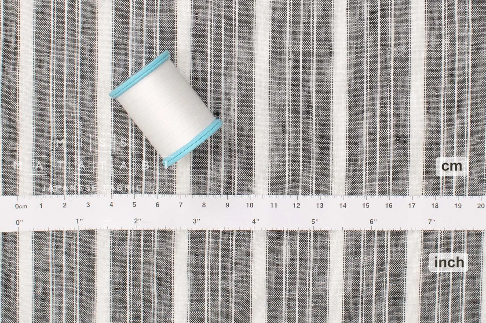 DEADSTOCK 100% Linen Stripes - 9003