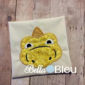 Dinosaur Applique Machine Embroidery Design