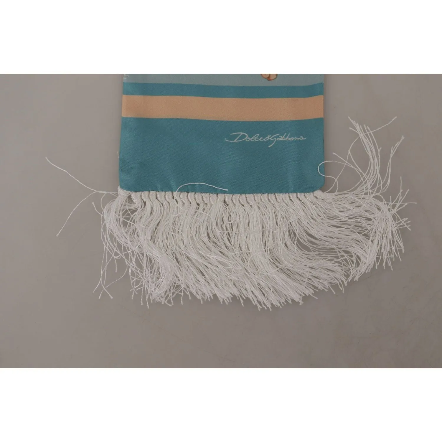 Dolce & Gabbana Elegant Silk Scarf with Shell Motif