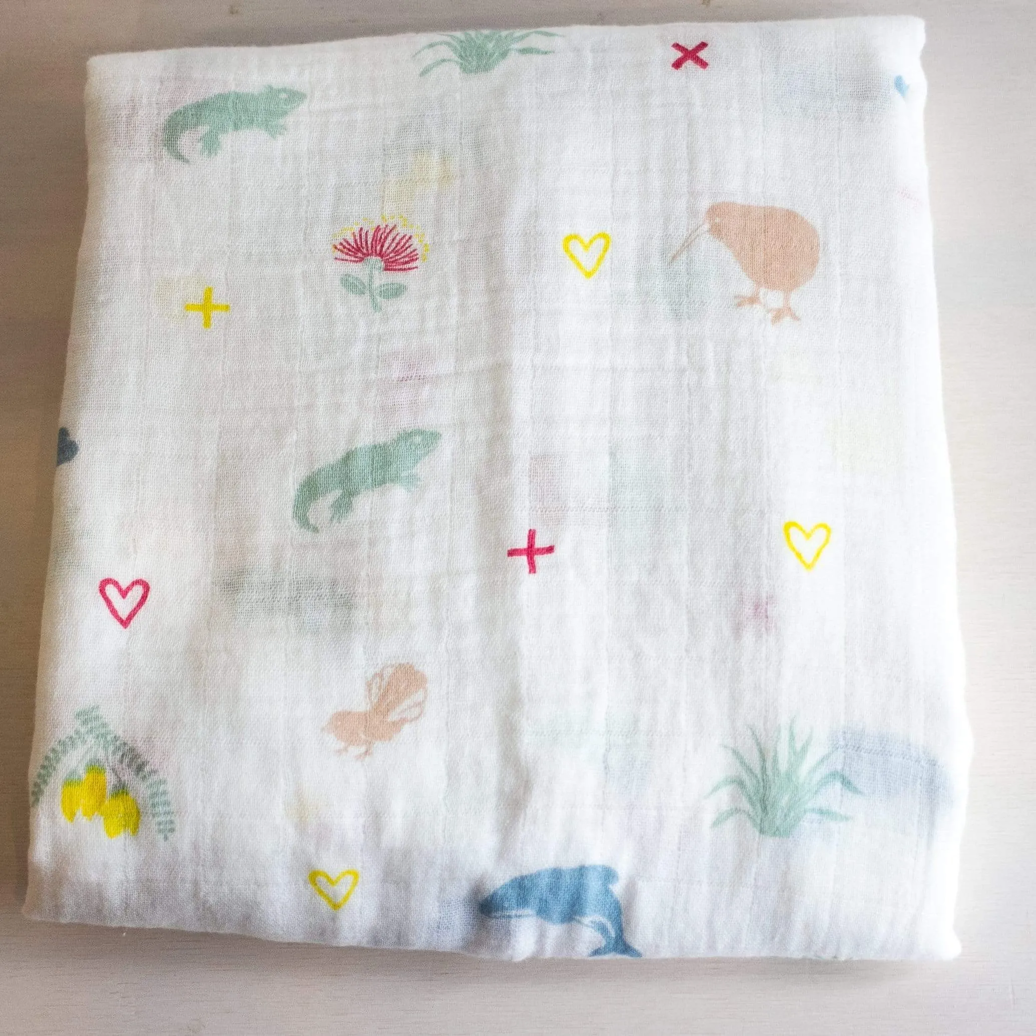 From NZ with Love - Muslin Wrap- Kiwiana
