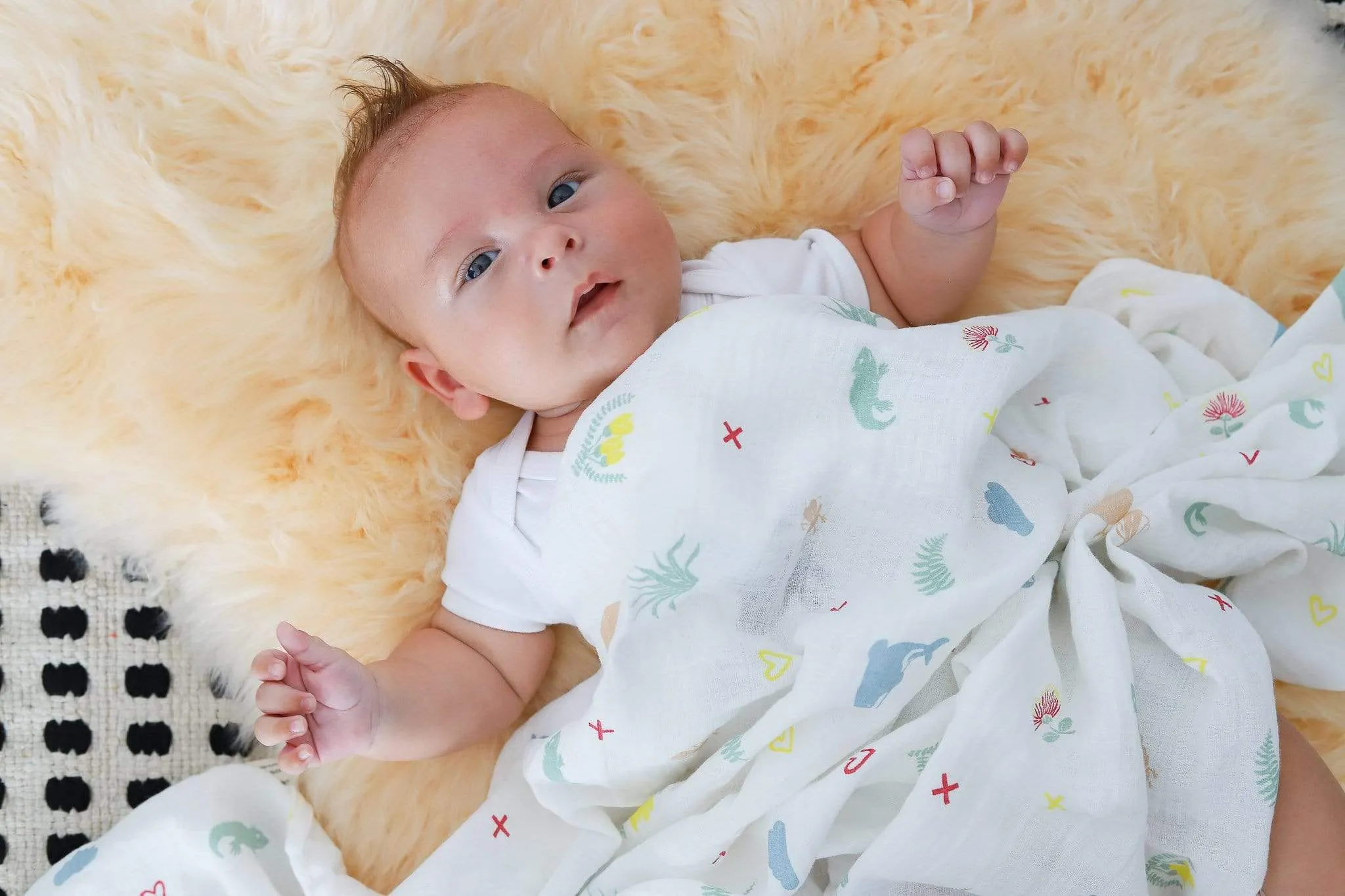 From NZ with Love - Muslin Wrap- Kiwiana