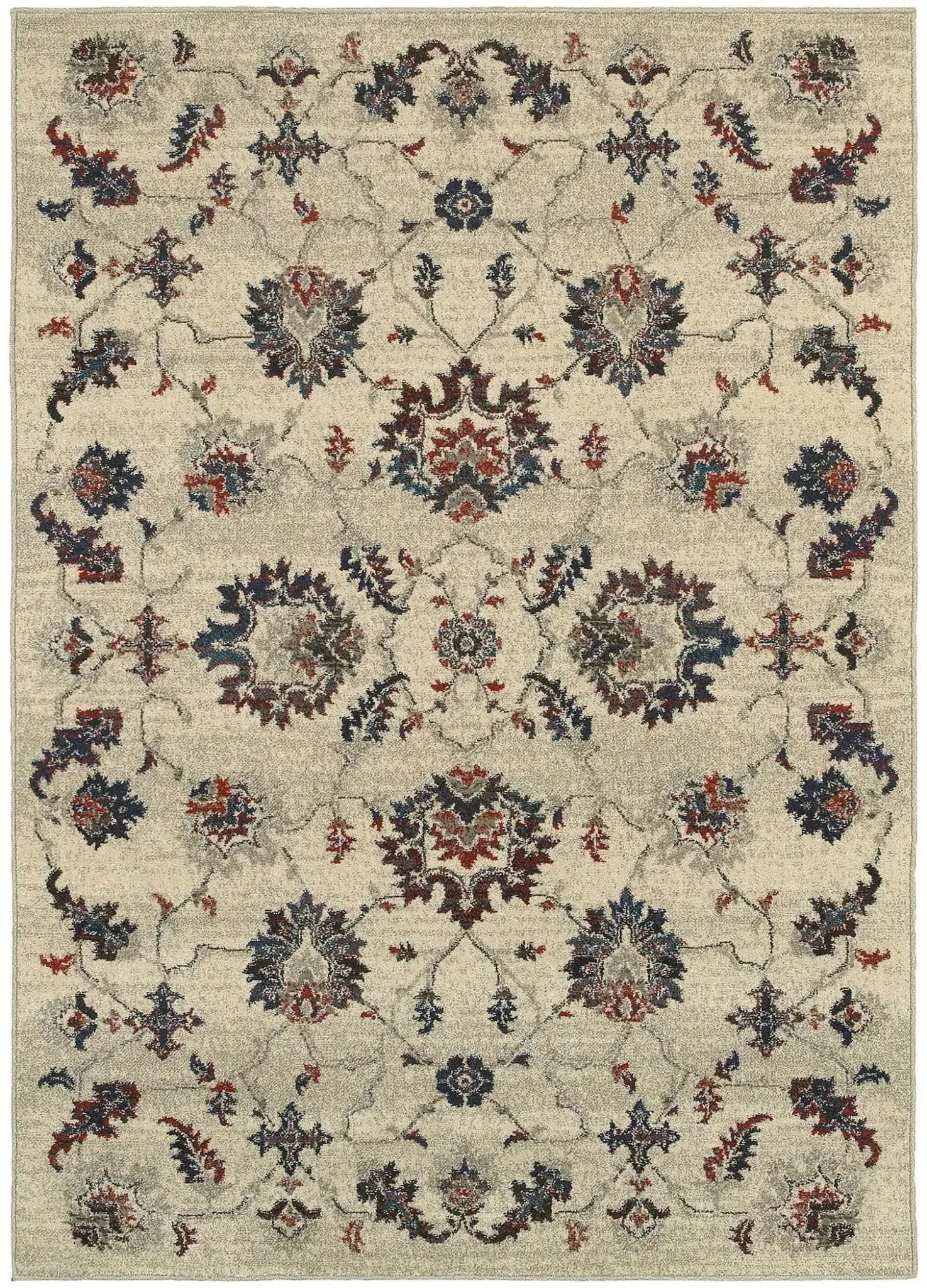 Highlands 6684B Beige/ Multi Rug
