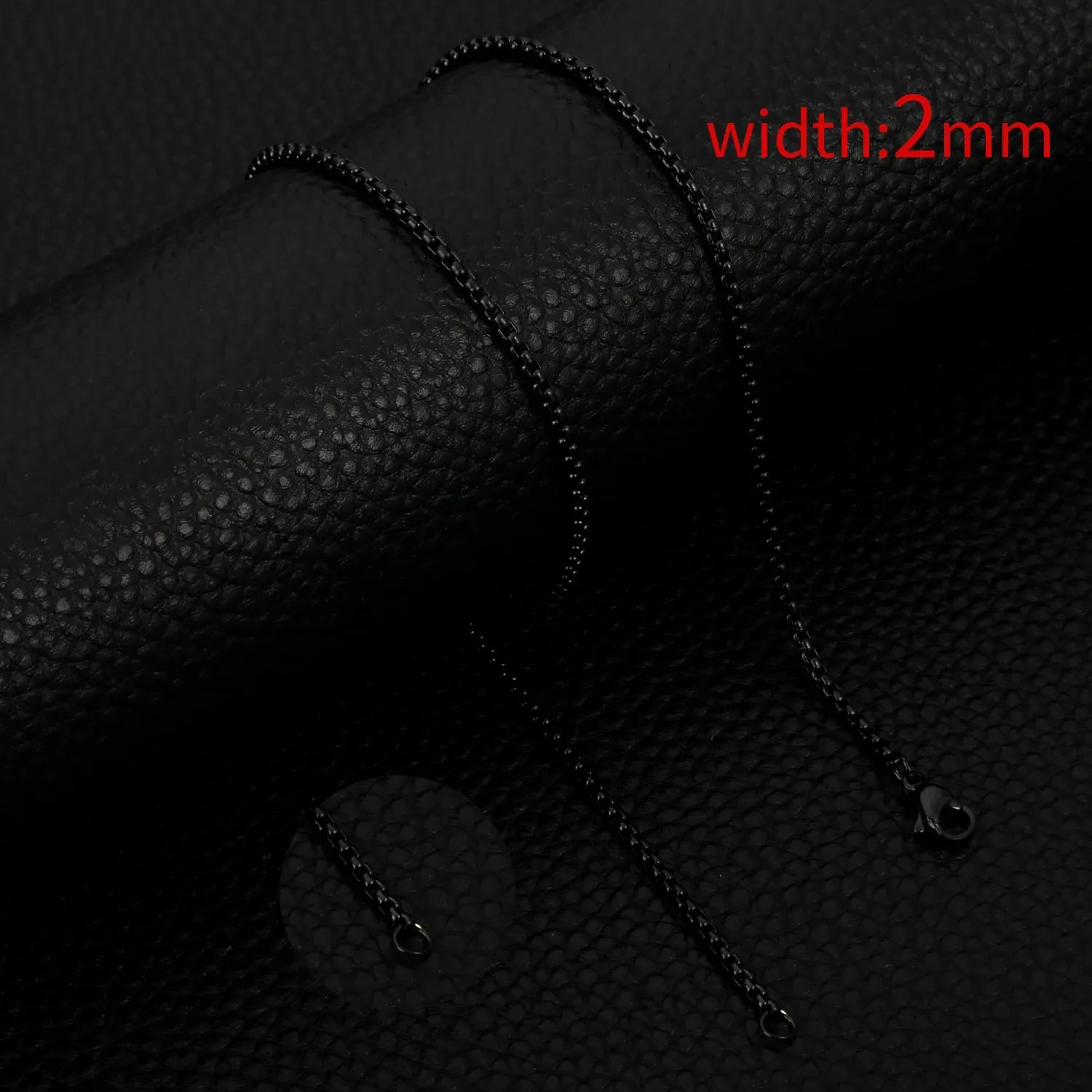 HIYEE Classic Rope Chain Men Necklace Width 2/3/4/5 MM Stainless Steel Figaro Cuban Chain Necklace For Men Women Jewelry