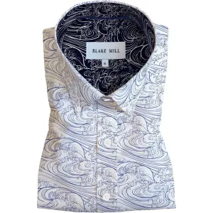 Hokusai Wave Button-Down Shirt