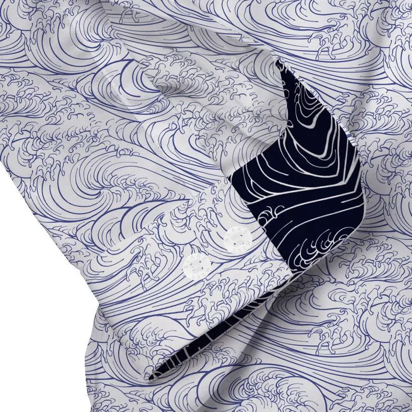 Hokusai Wave Button-Down Shirt