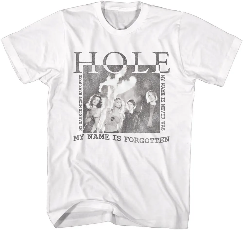 Hole Music T Shirt Celebrity Skin Album Cover Adult White Short Sleeve T Shirts Vintage Style Graphic Tee