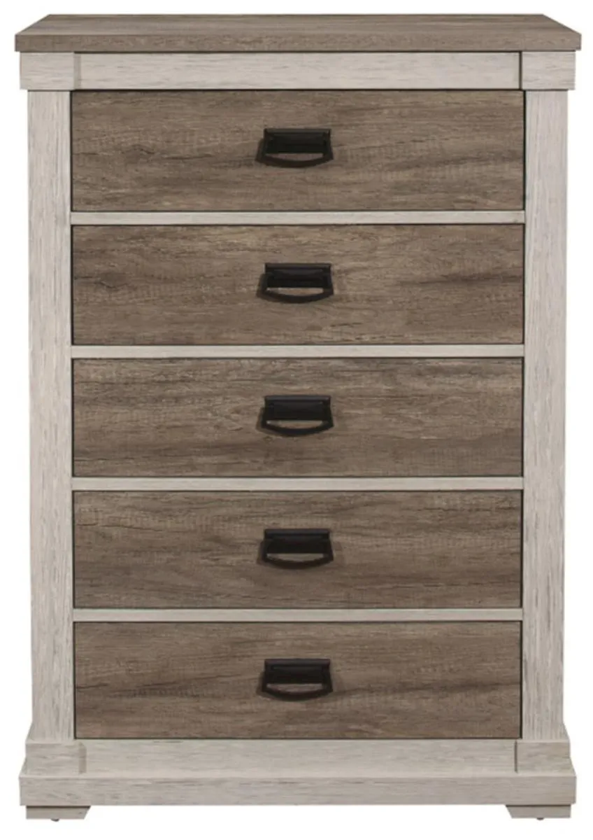 Homelegance Arcadia Chest in White & Weathered Gray 1677-9