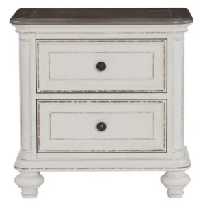 Homelegance Baylesford Nightstand in Two Tone 1624W-4