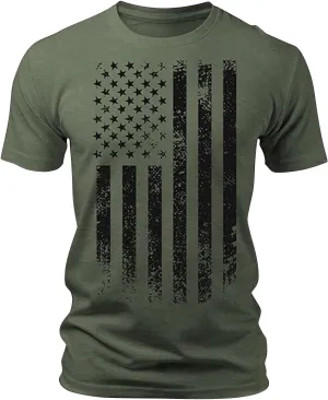 Indepedence Day USA Flag Shirts for Men Patriotic United States of American 4th of July T-Shirts Summer Outdoor Tops