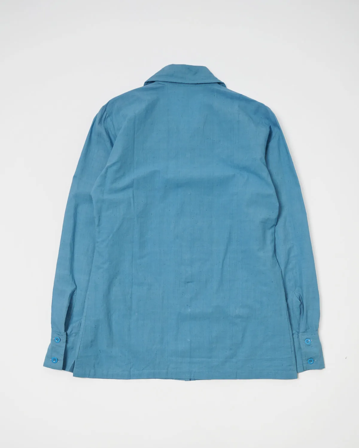 Indian Cotton Shirts Jacket / Blue