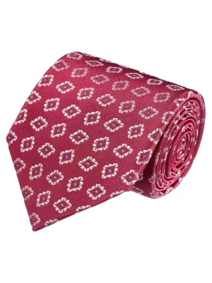 ISAIA Red Geometric Tie