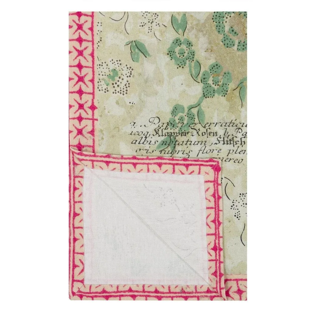 John Derian Poppy Study Violet Throw