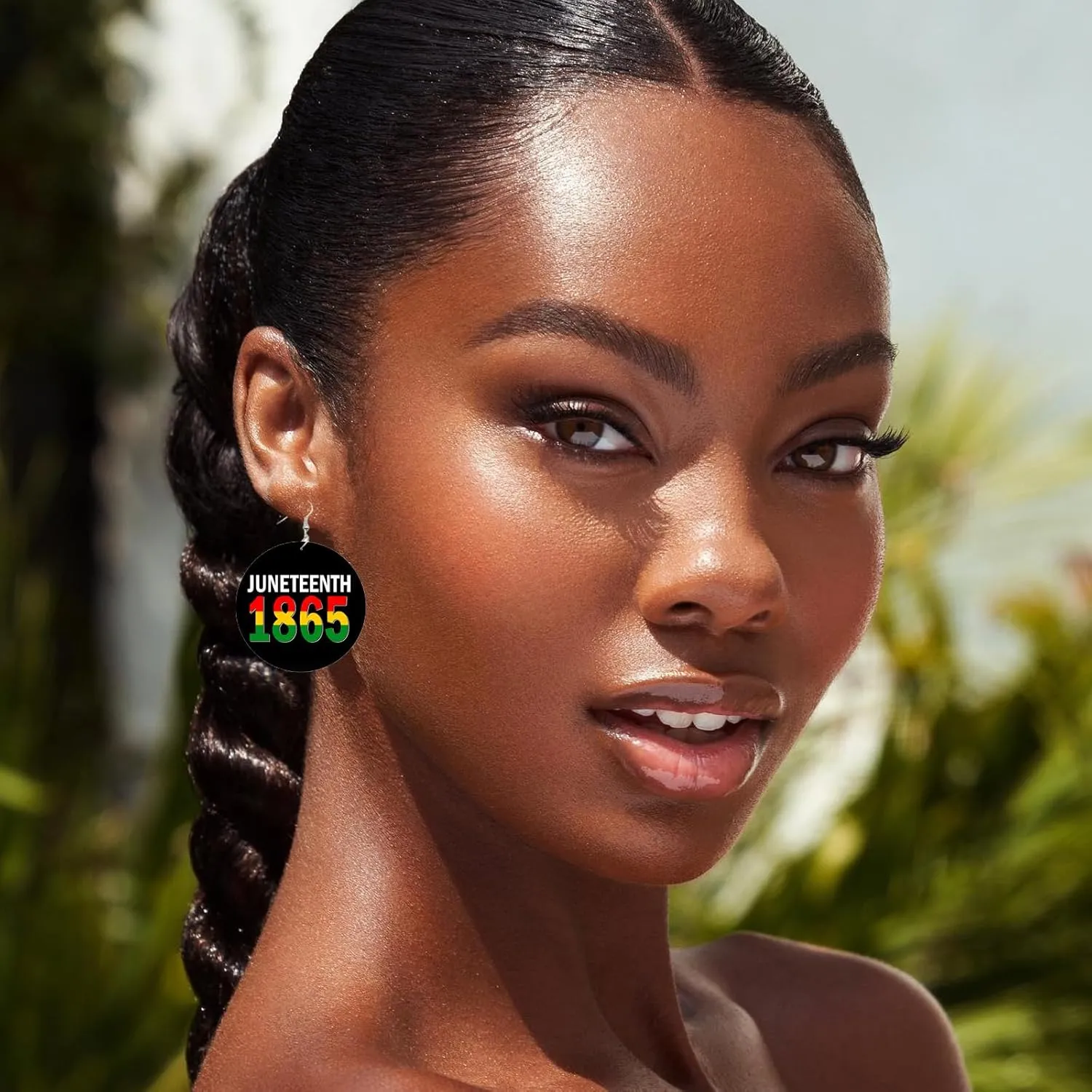 Juneteenth Outfit for Women African Juneteenth Earrings Bracelets Jewelry Sets for Black Women Juneteenth 1865 Earrings Juneteenth Shirts Women Accessories