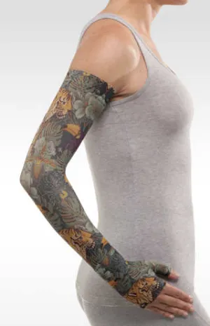 Juzo Soft Arm Sleeve w/Silicone Band (TIGER JUNGLE)