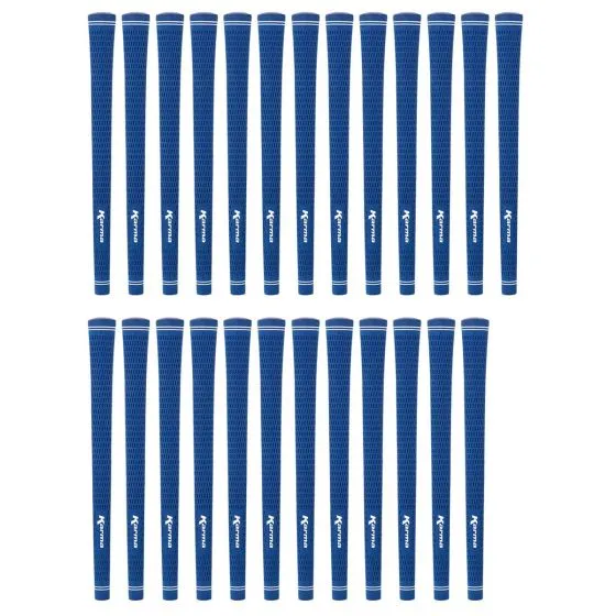 Karma Velour Blue Standard - 25 Piece Golf Grip Bundle