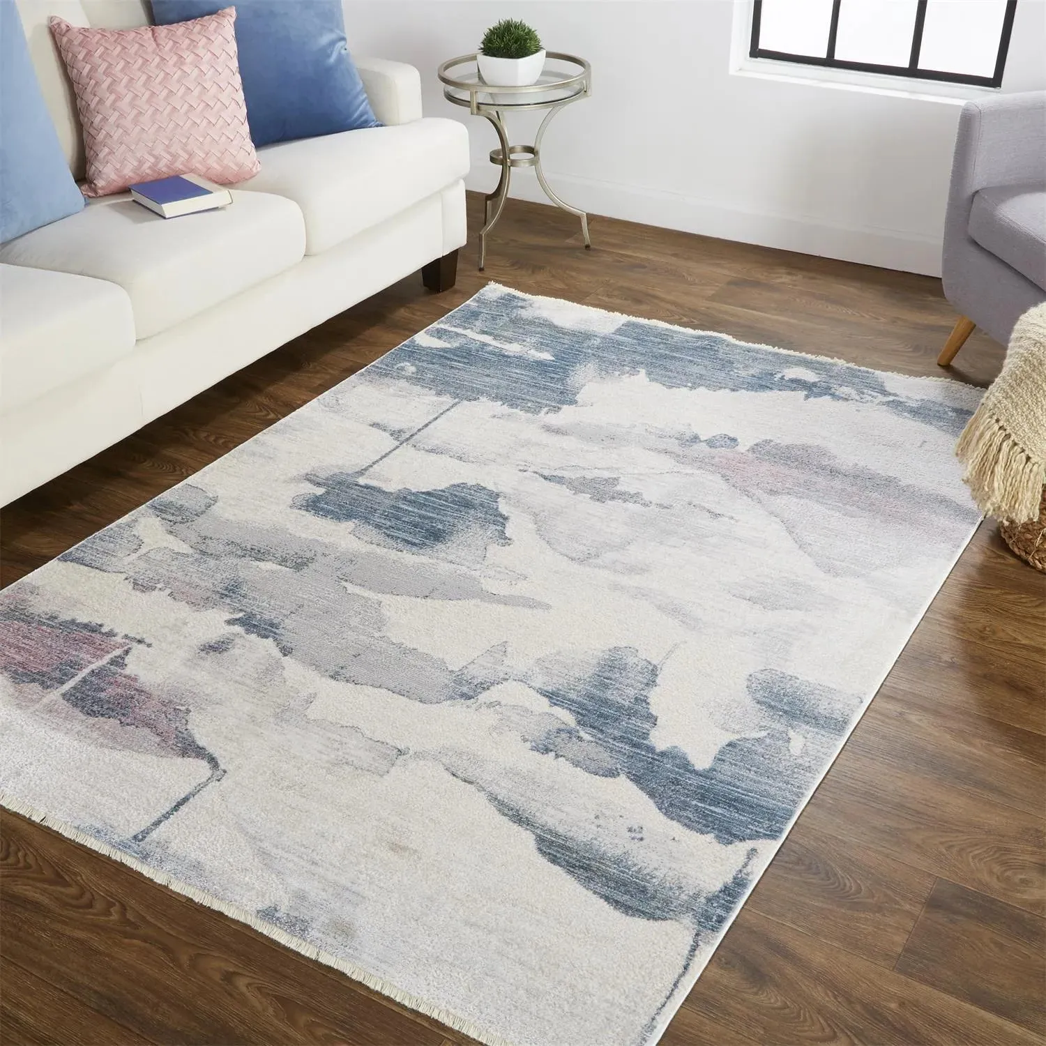 Kyra KYR3857F Beige/Blue Rug