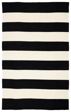 Lanai LAN06 Black/Ivory Rug