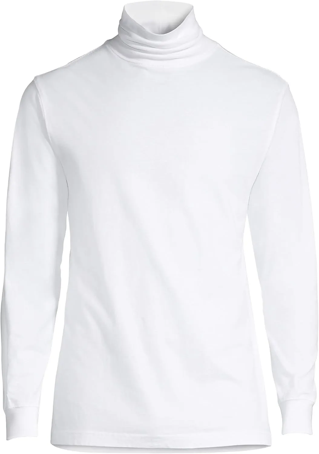 Lands' End Men's Super-T Cotton-Blend Turtleneck Shirt
