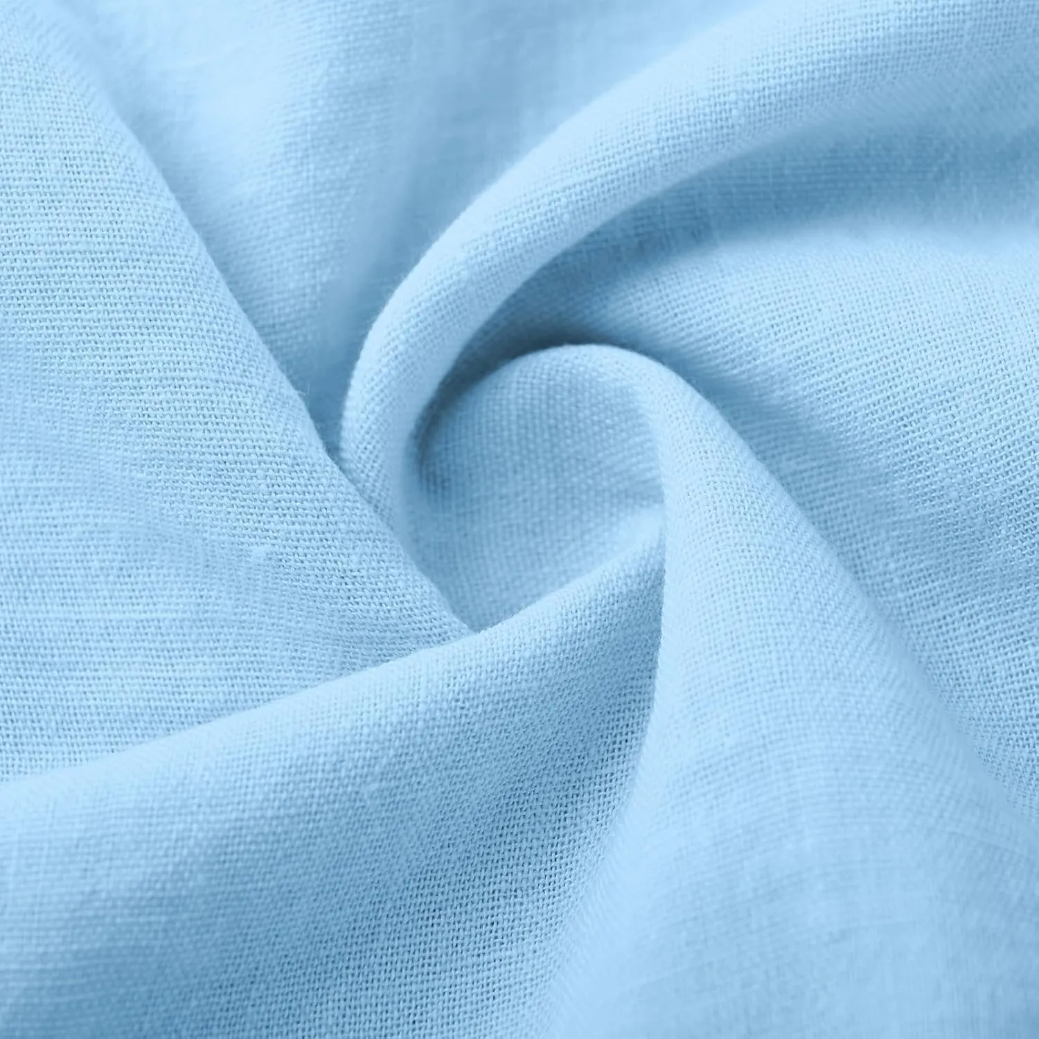 Linen Dresses for Women 2025 Trendy V Neck Front Tie Flowy Maxi Dress Elegant 3/4 Sleeves Solid Color Long Sundress