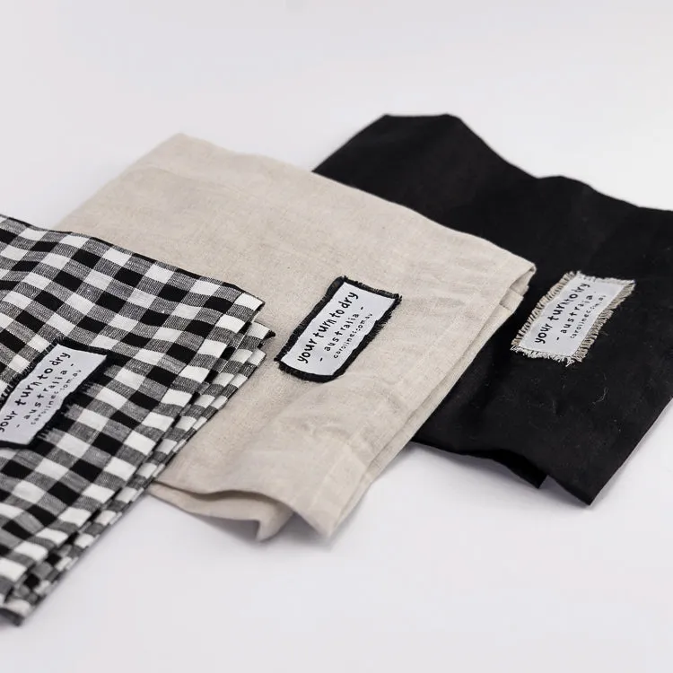 Linen Tea Towel 'your turn to dry'