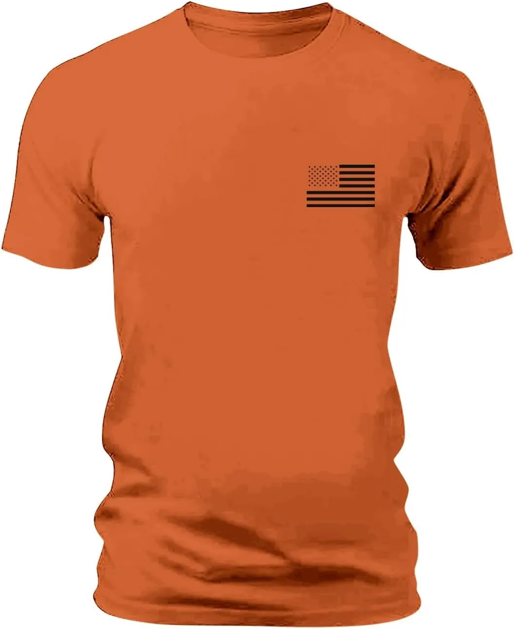 Mens 4th of July USA Flag T-Shirt Outdoor Independence Day American Flag Shirt Casual Summer Workout Fitness Tees