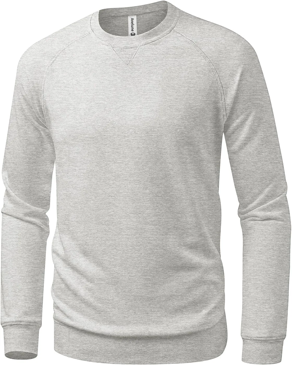 Men's Casual Cotton-blend French Terry Crewneck Sweatshirt