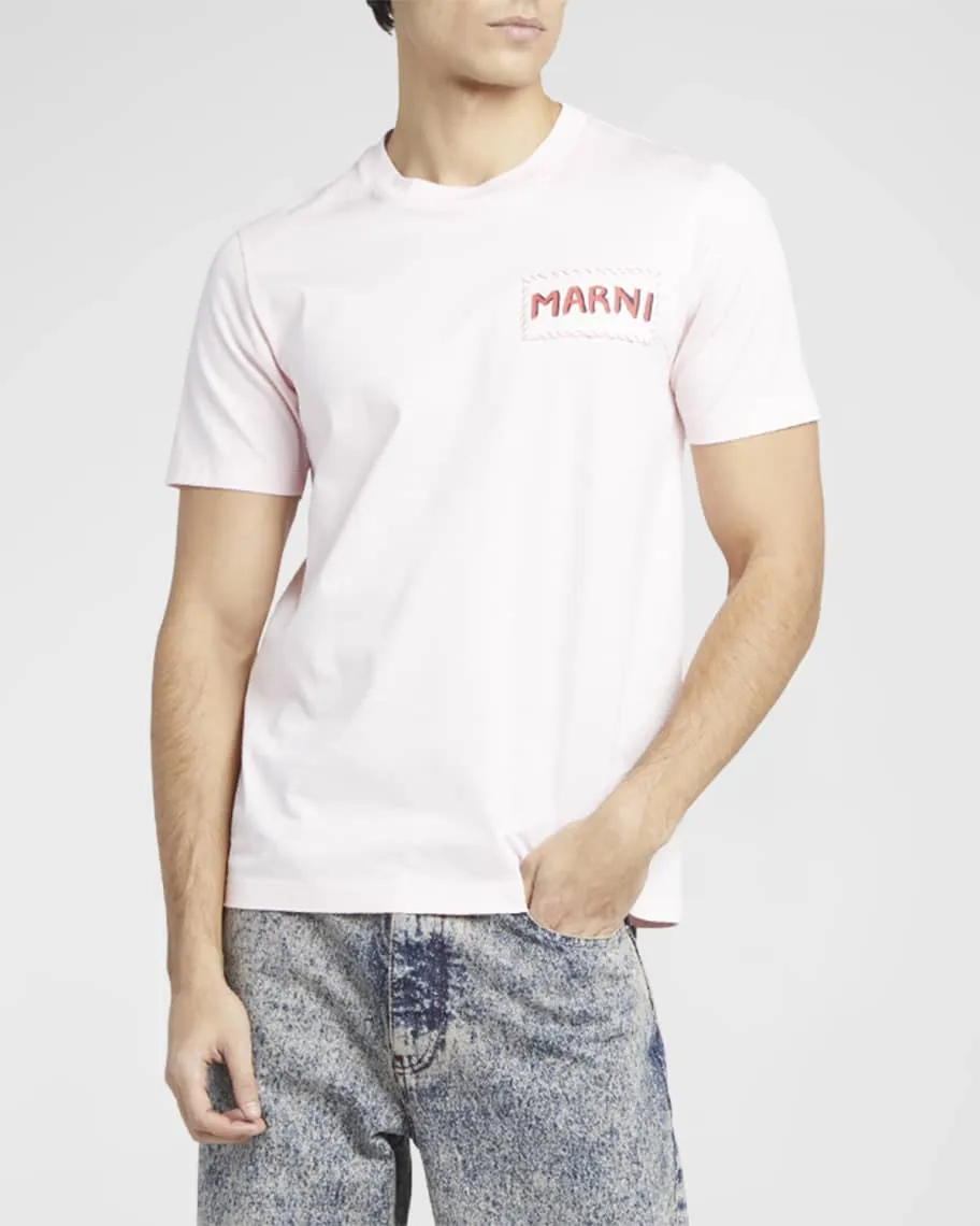 Men's Marni Logo Crew Neck T-Shirt